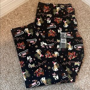 NOBO holiday legging dog ankle length